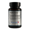 Bottle of peptide supplement with label on a white background